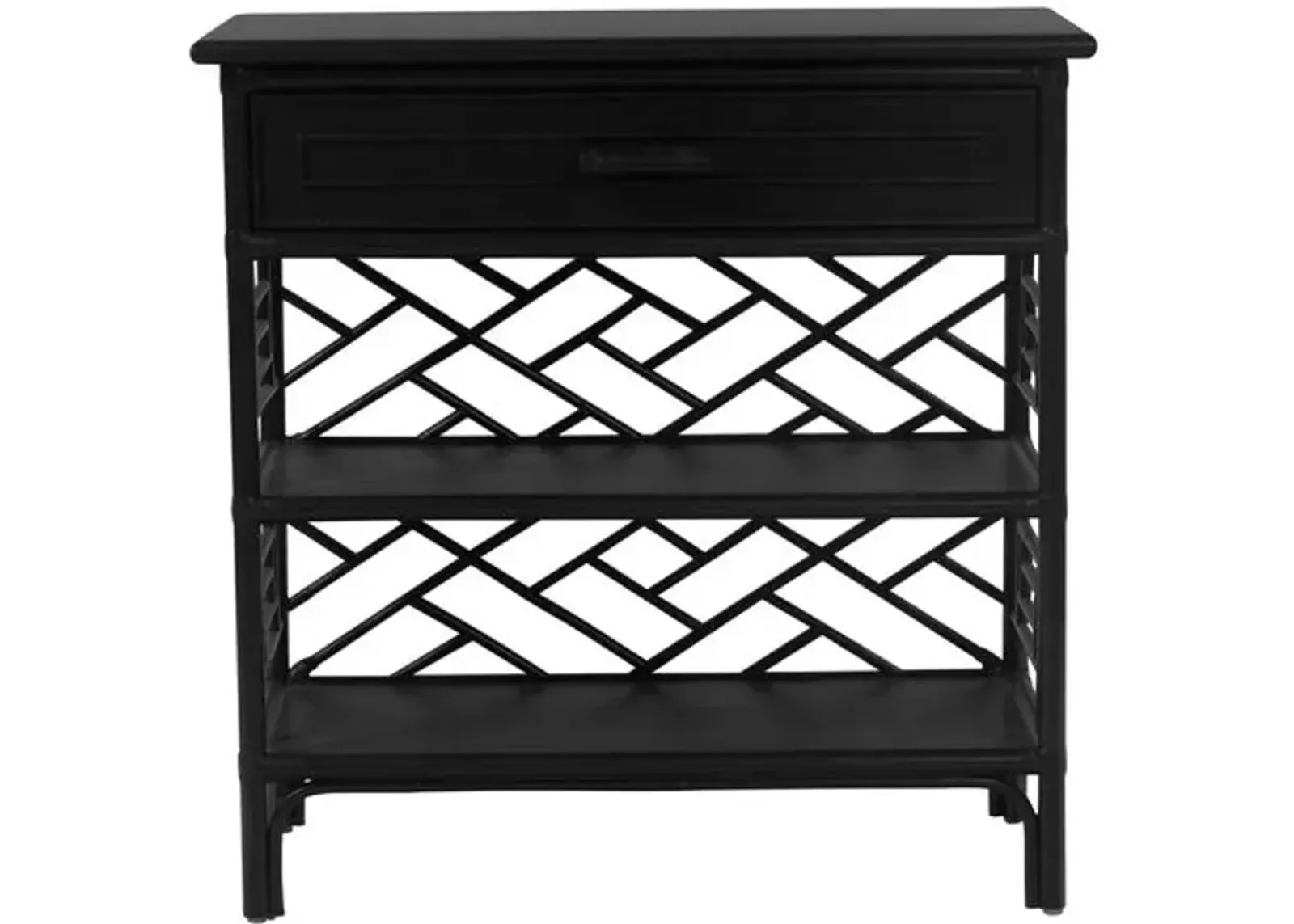 Chippendale Nightstand - Black