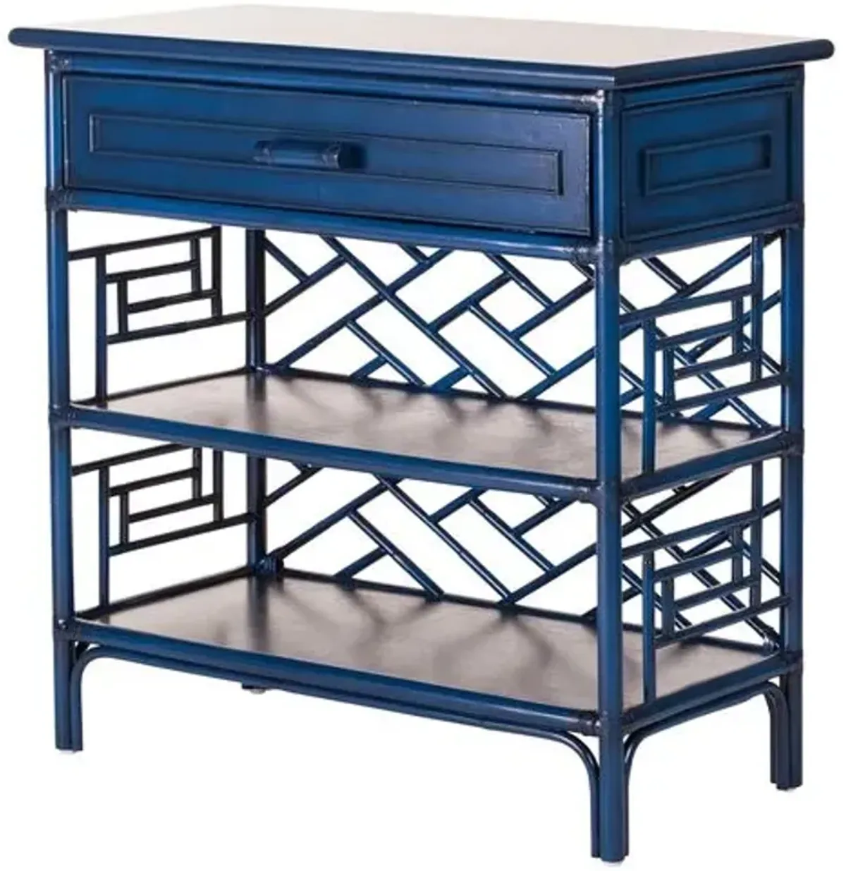 Chippendale Nightstand - Navy