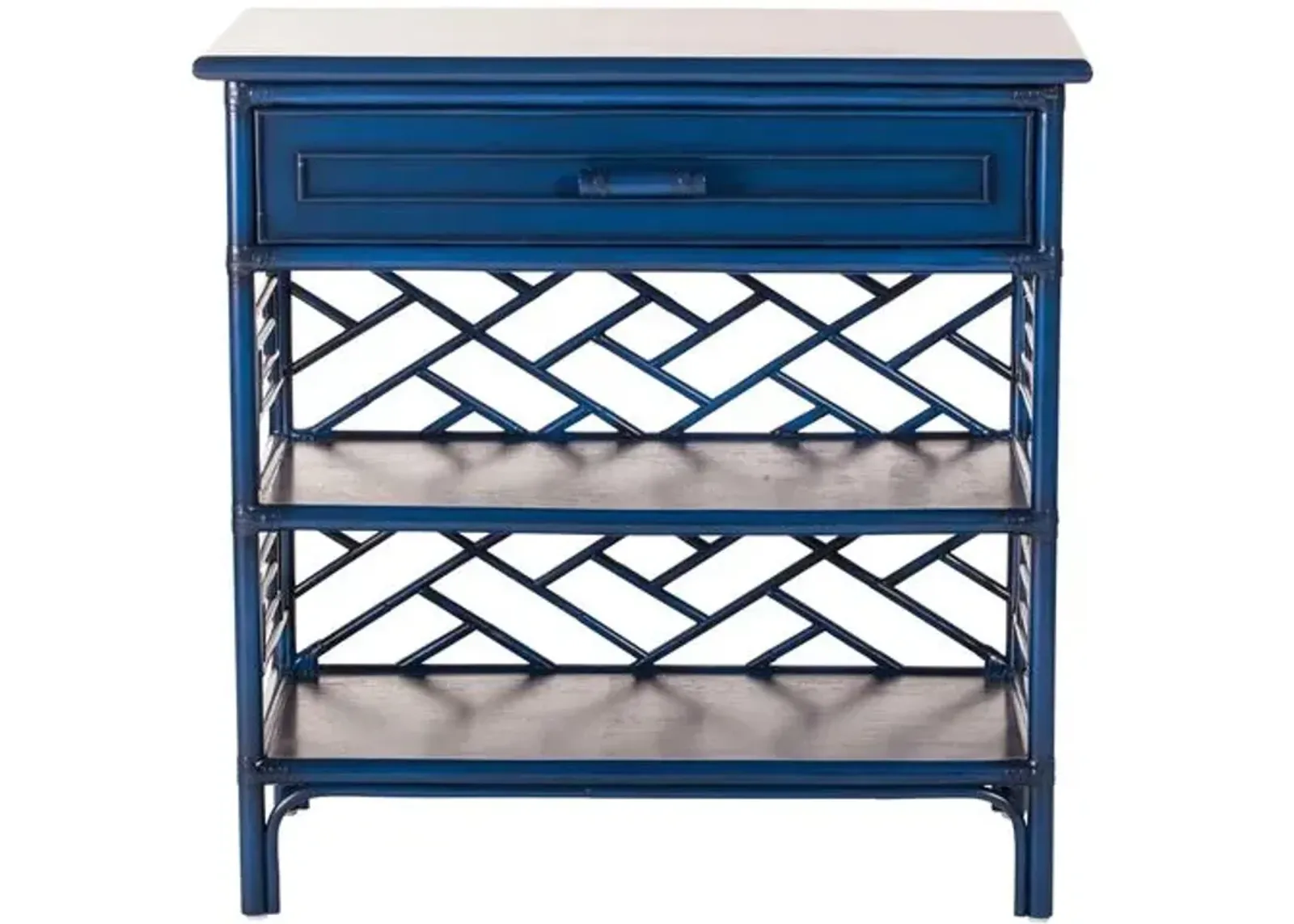 Chippendale Nightstand - Navy