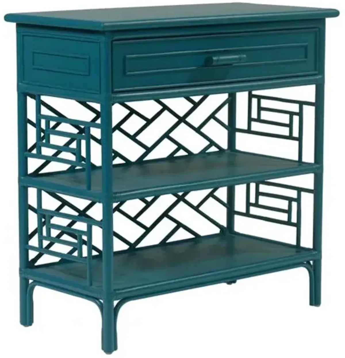 Chippendale Nightstand - Pacific Blue