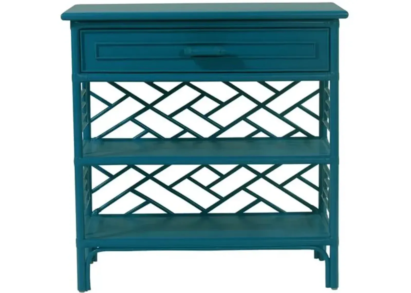 Chippendale Nightstand - Pacific Blue