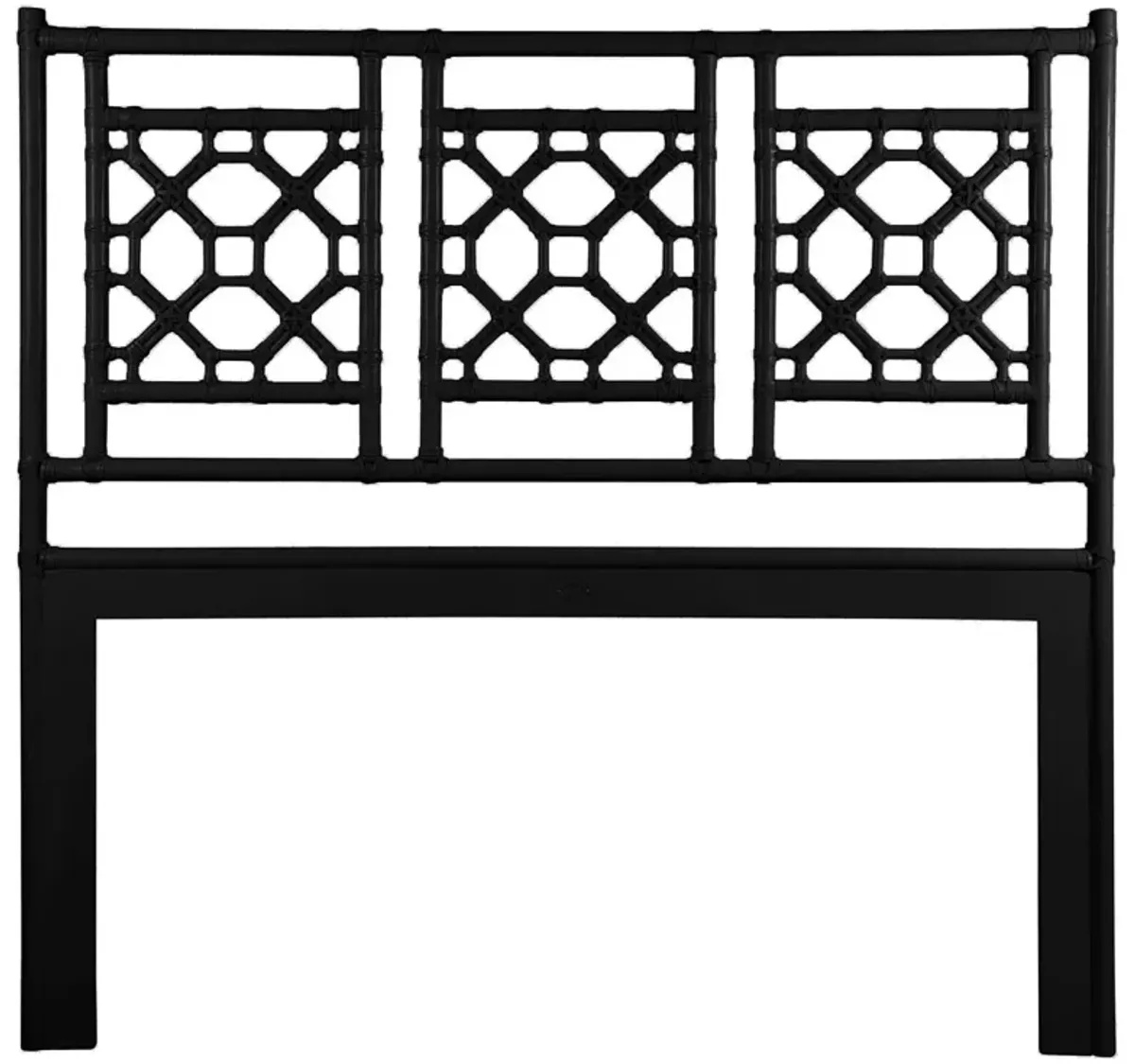 Lattice Headboard, Black