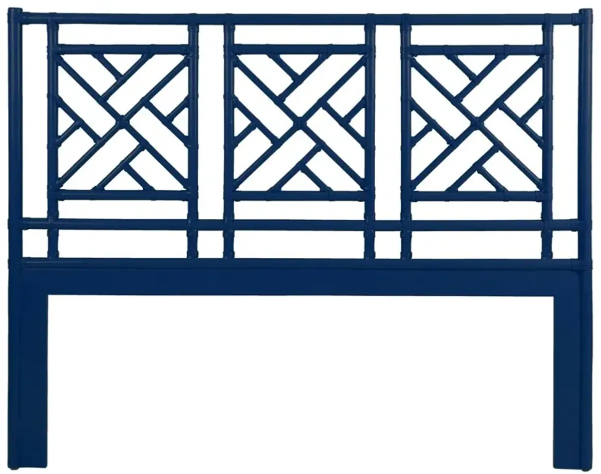 Chippendale Headboard, Navy