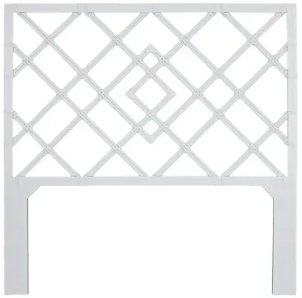 Darien Rattan Headboard - White