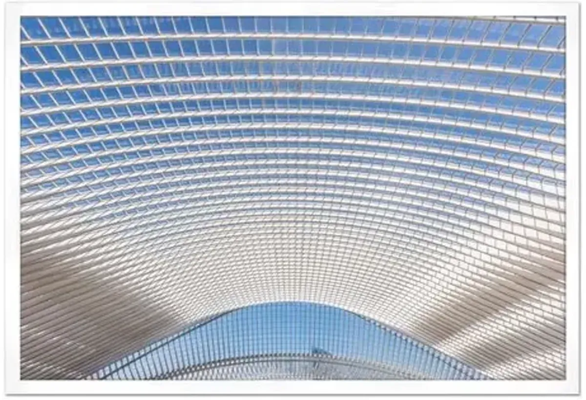 Richard Silver - Li ge-Guillemins Station Photograph - Blue