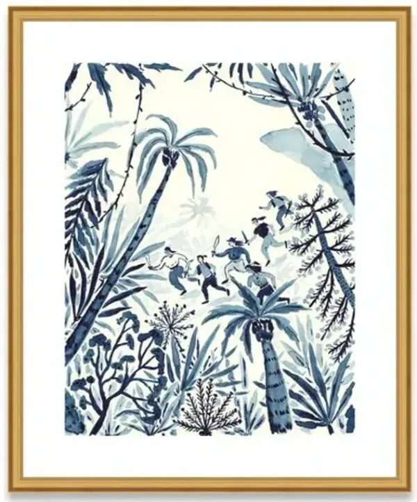 Vikki Chu - Pirates Painting - Blue