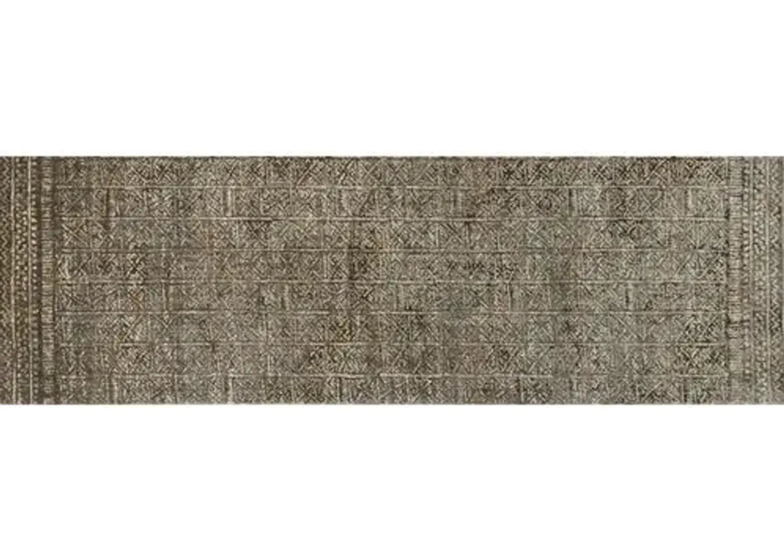 Ridged Rug - Charcoal - Gray - Gray