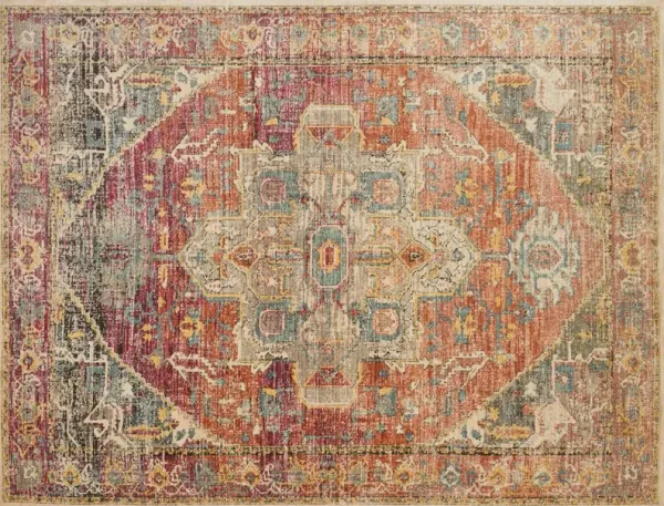 Pyramid Rug - Berry - Pink - Pink