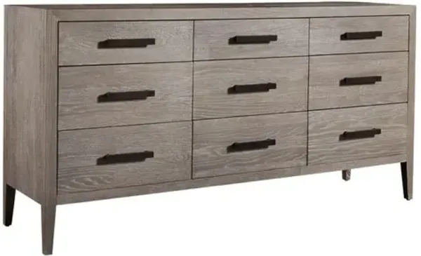 Ashton 9-Drawer Dresser - Flint Gray