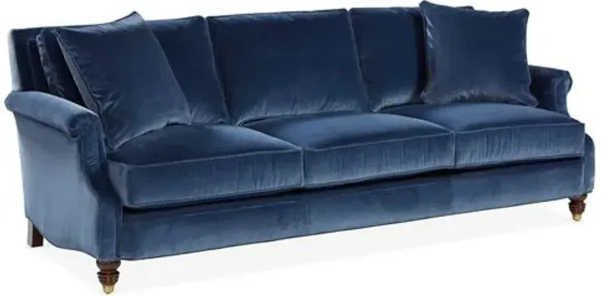 Webster Sofa - Marine Blue - Miles Talbott - Handcrafted