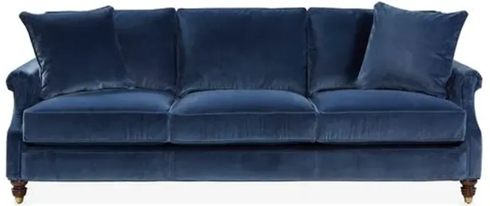 Webster Sofa - Marine Blue - Miles Talbott - Handcrafted