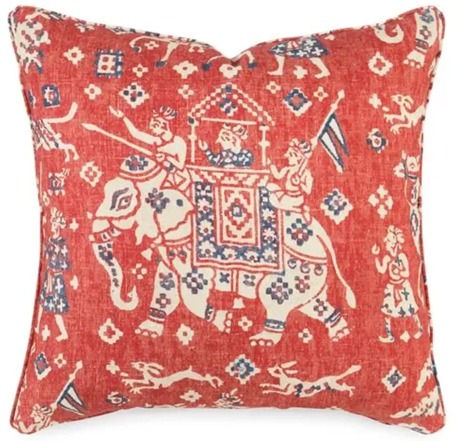 Aralm 19x19 Pillow - Flame Linen - Miles Talbott