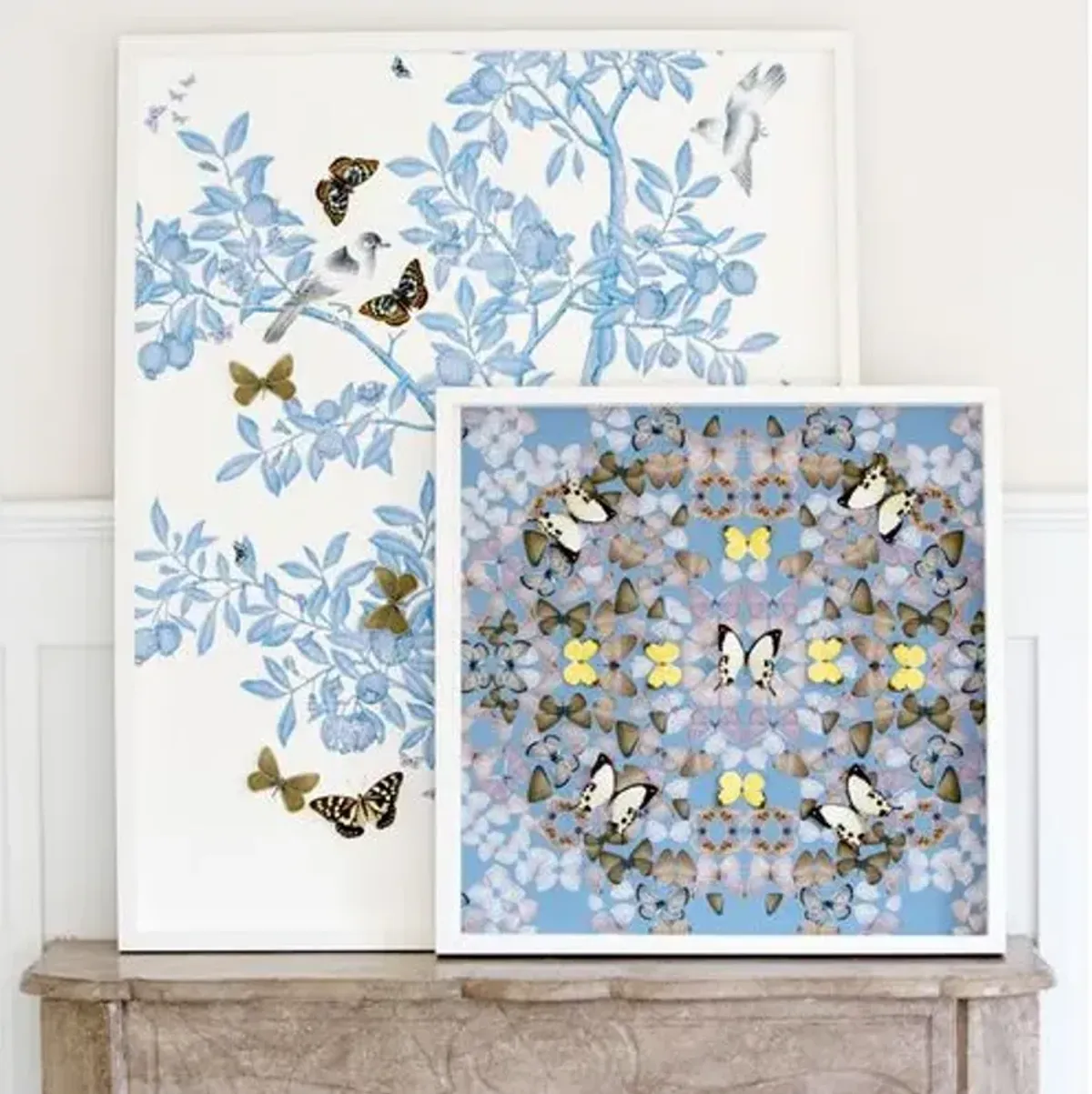 Dawn Wolfe - Dimensional Chinoiserie: Blue On White - Dawn Wolfe Design