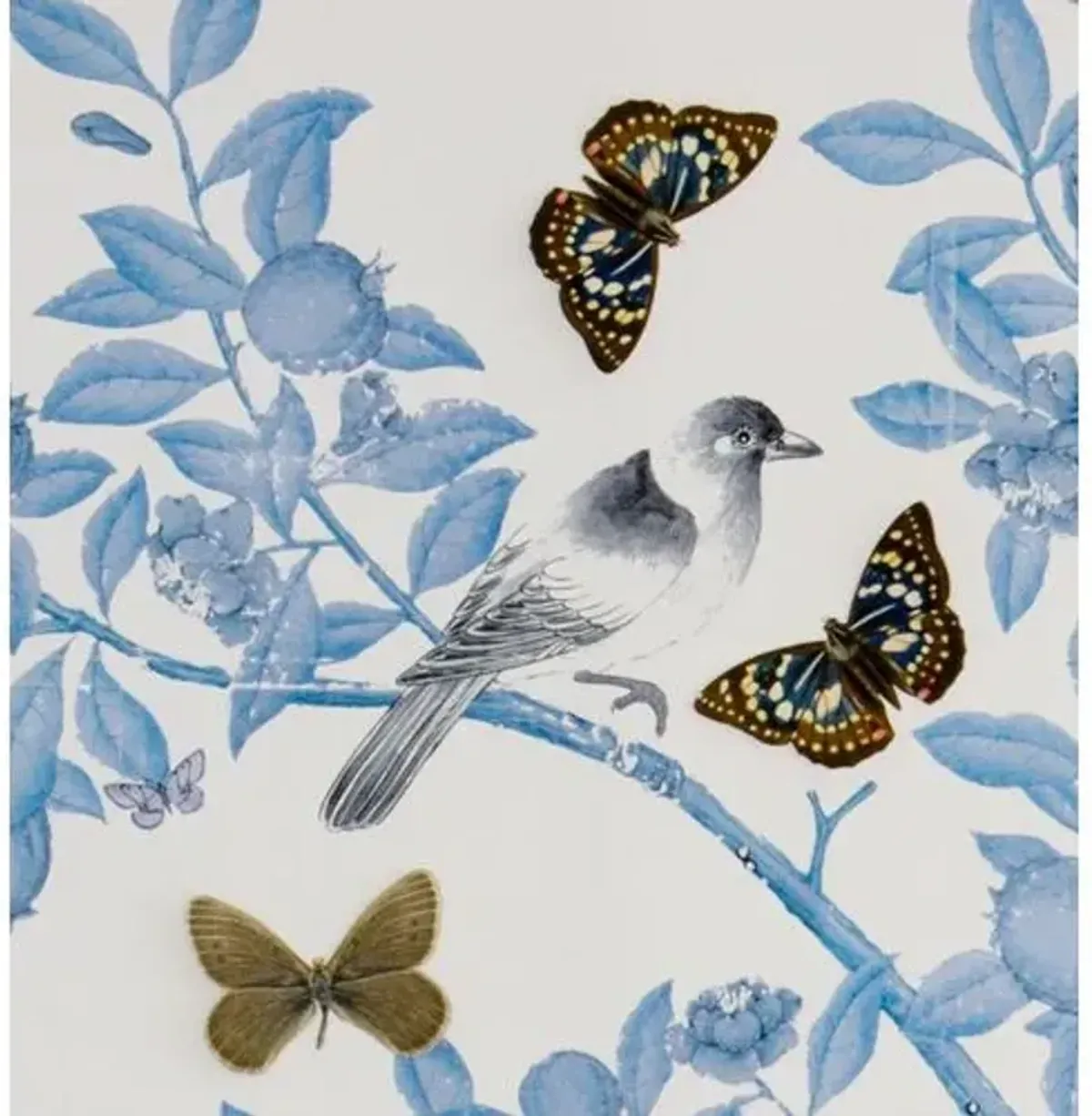 Dawn Wolfe - Dimensional Chinoiserie: Blue On White - Dawn Wolfe Design