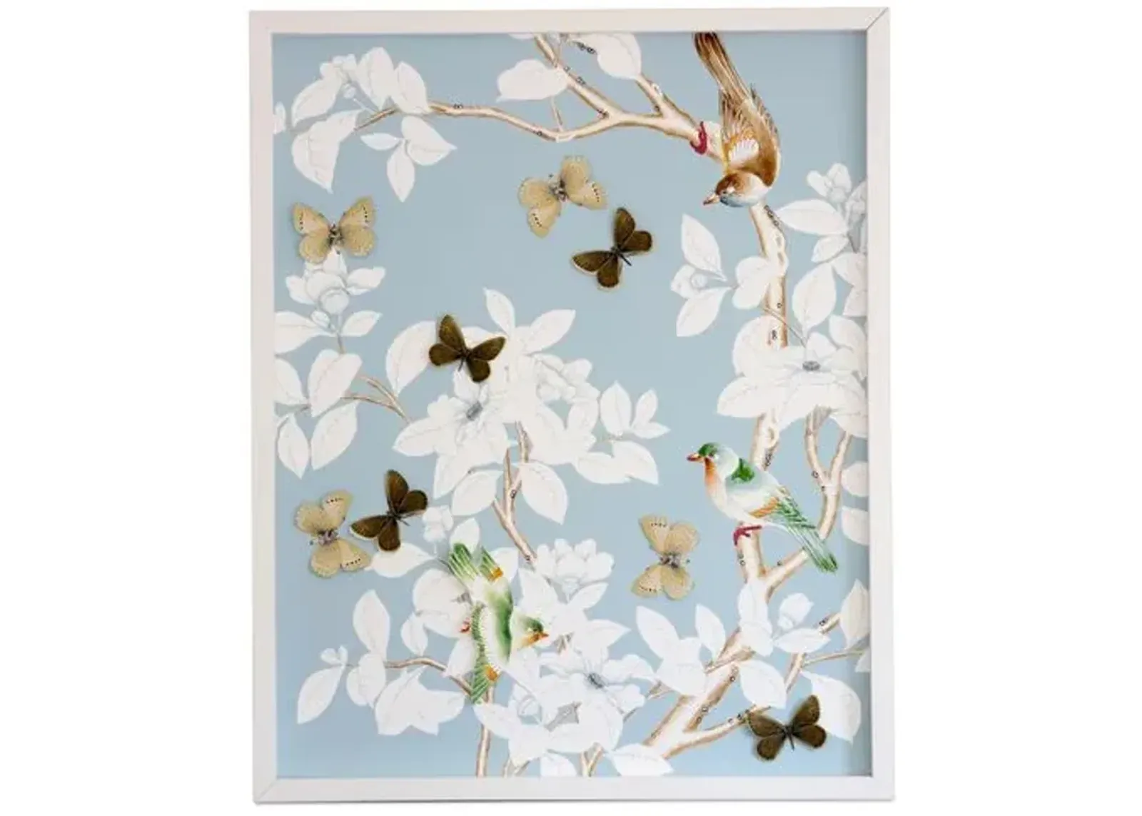 Dawn Wolfe - Dimensional Chinoiserie: Pale Blue - Dawn Wolfe Design