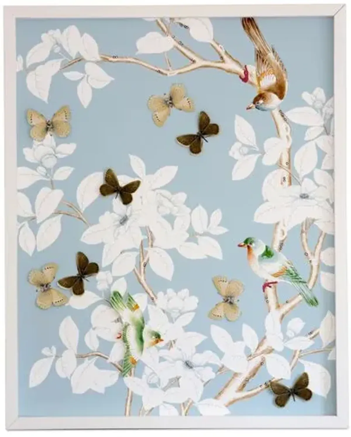 Dawn Wolfe - Dimensional Chinoiserie: Pale Blue - Dawn Wolfe Design