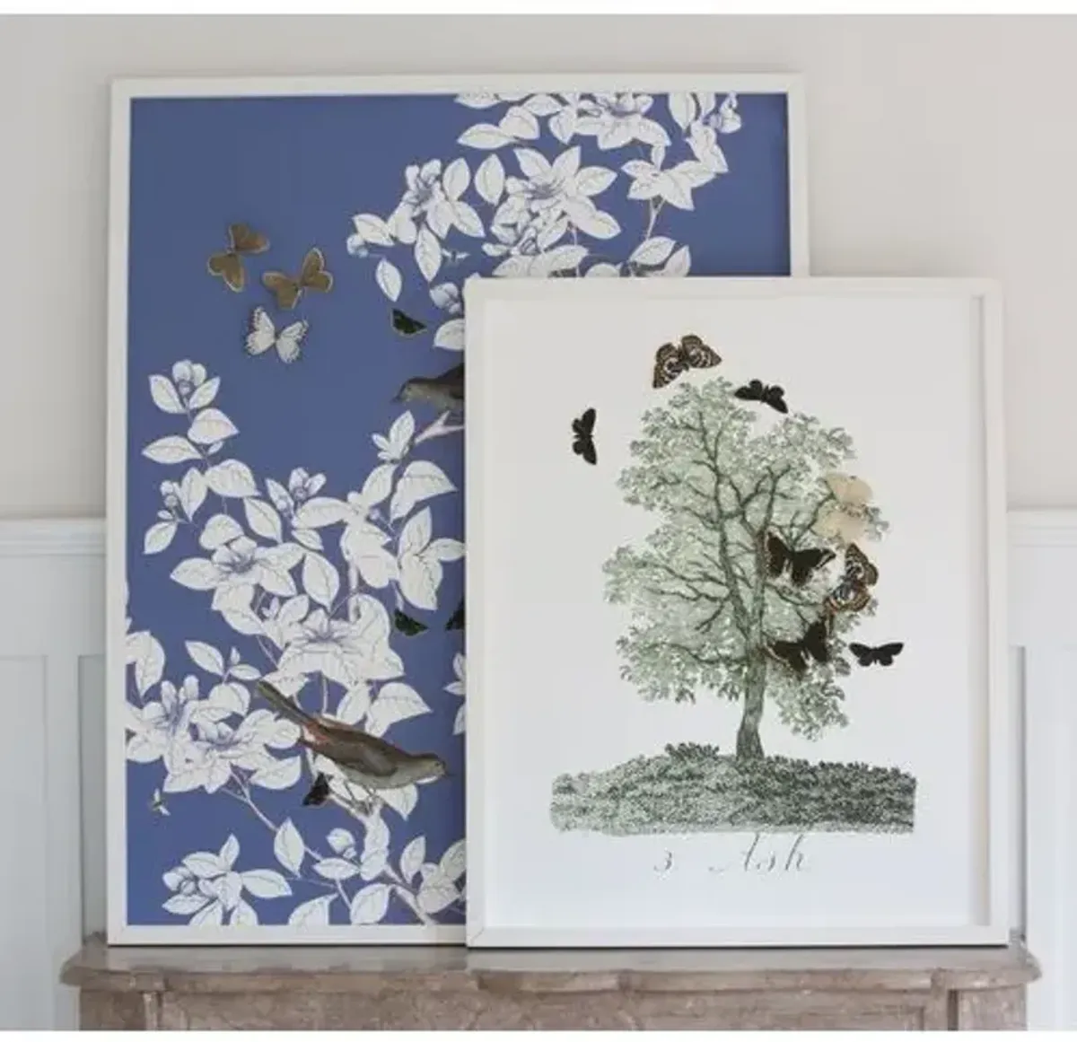 Dawn Wolfe - Tree w/Butterfly Cutouts: Ash - Dawn Wolfe Design - Green