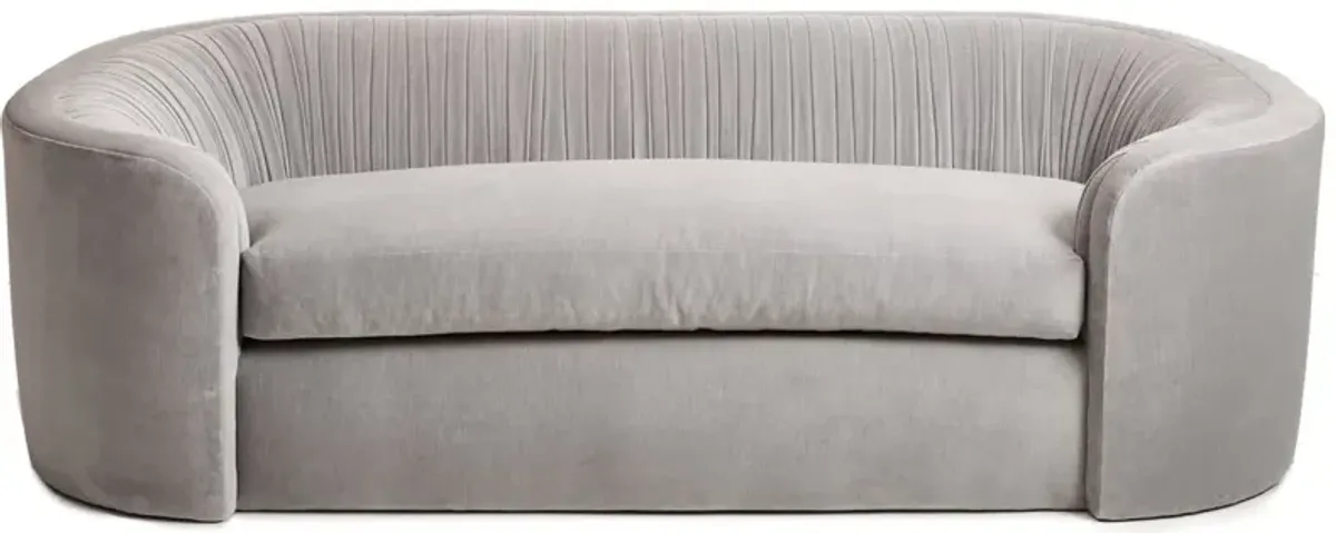 Clio Velvet Ruched Sofa