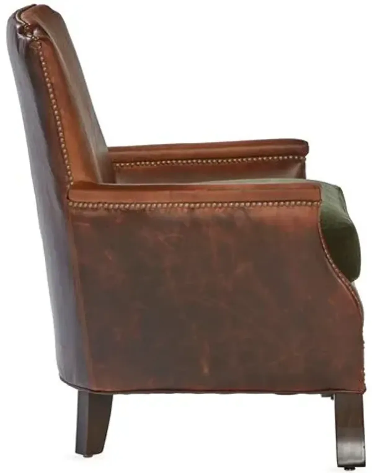 Gerry Club Chair - Cocoa Leather - Massoud