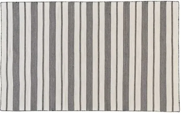 Gilford Outdoor Rug - Black/White - Black