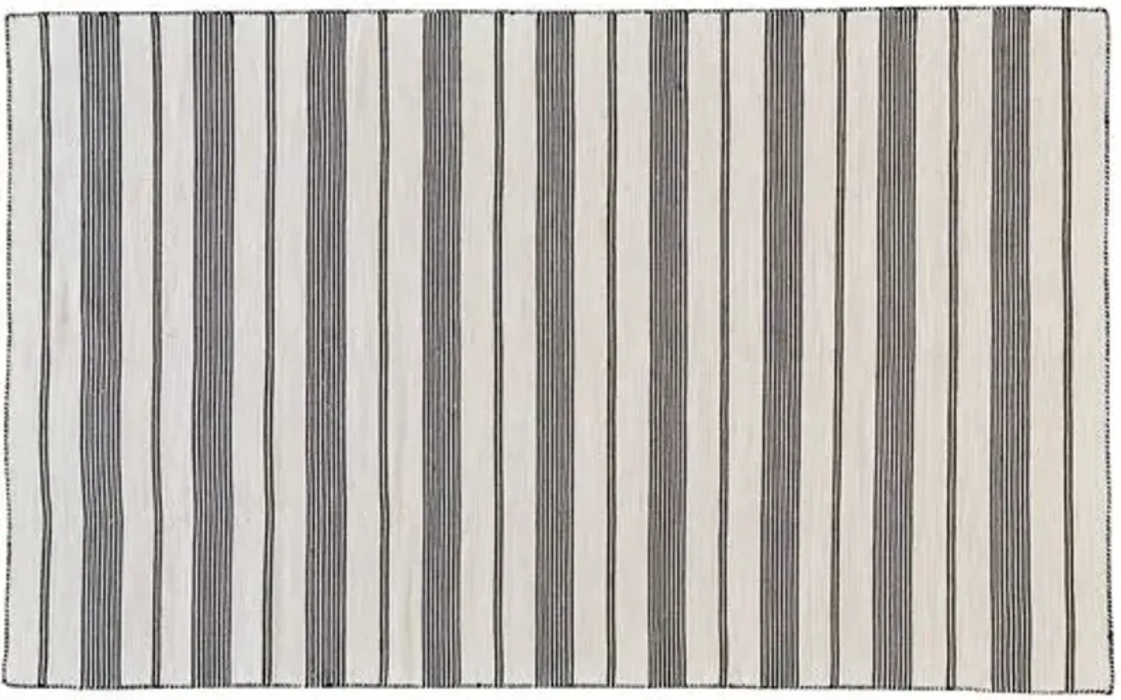 Gilford Outdoor Rug - Black/White - Black