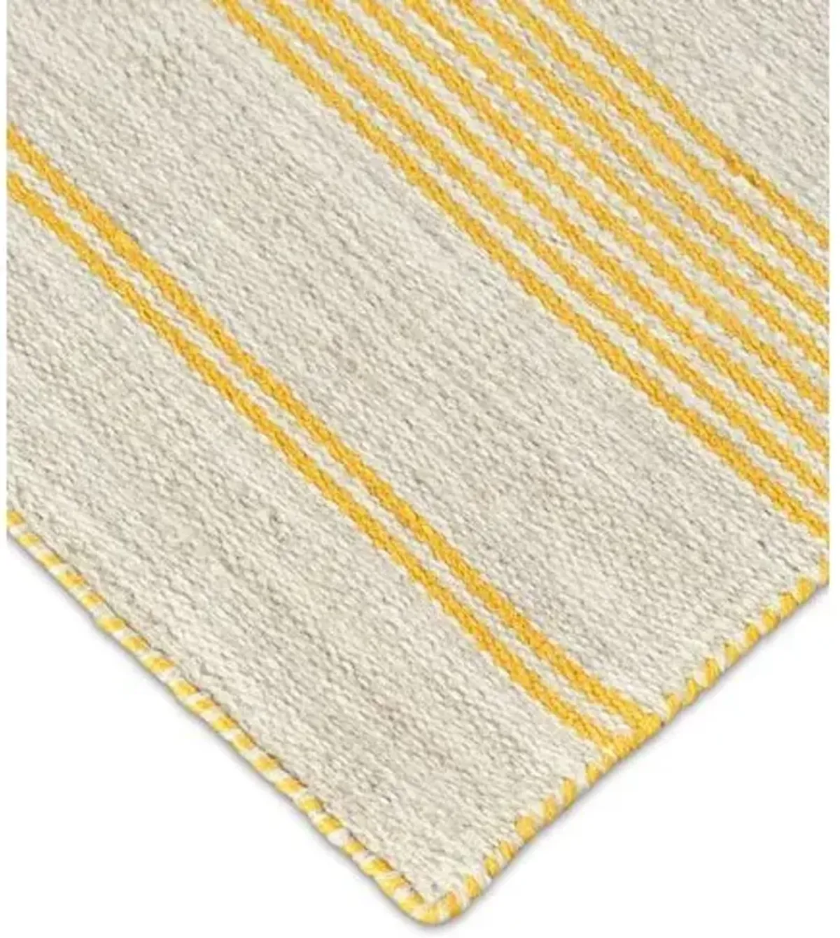 Gilford Outdoor Rug - Gold/White - Yellow - Yellow