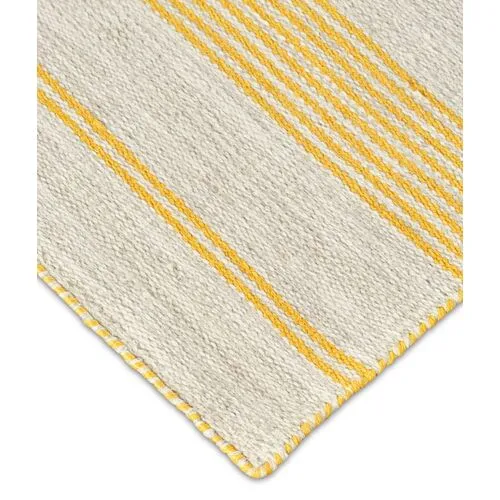 Gilford Outdoor Rug - Gold/White - Yellow - Yellow