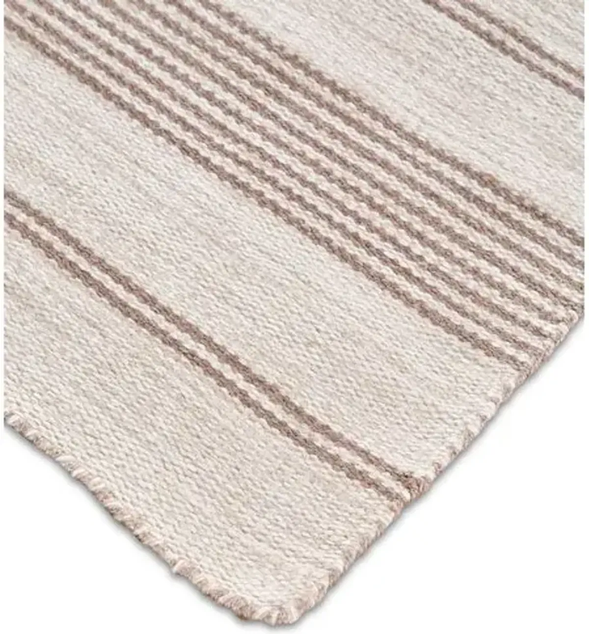 Gilford Outdoor Rug - Mushroom/White - Beige - Beige