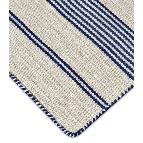 Gilford Outdoor Rug - Navy/White - Blue - Blue