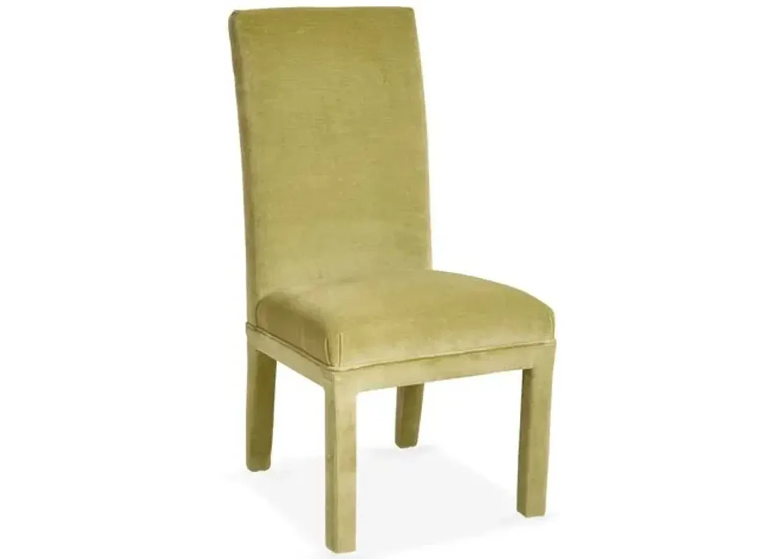 Monroe Side Chair - Velvet - Yellow