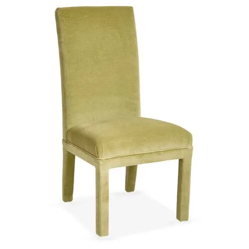 Monroe Side Chair - Velvet - Yellow