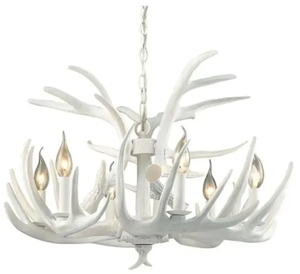 Big Sky 6-Light Chandelier - White