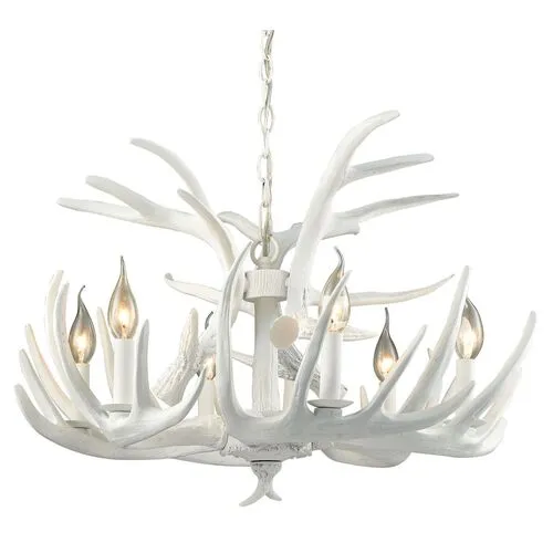 Big Sky 6-Light Chandelier - White