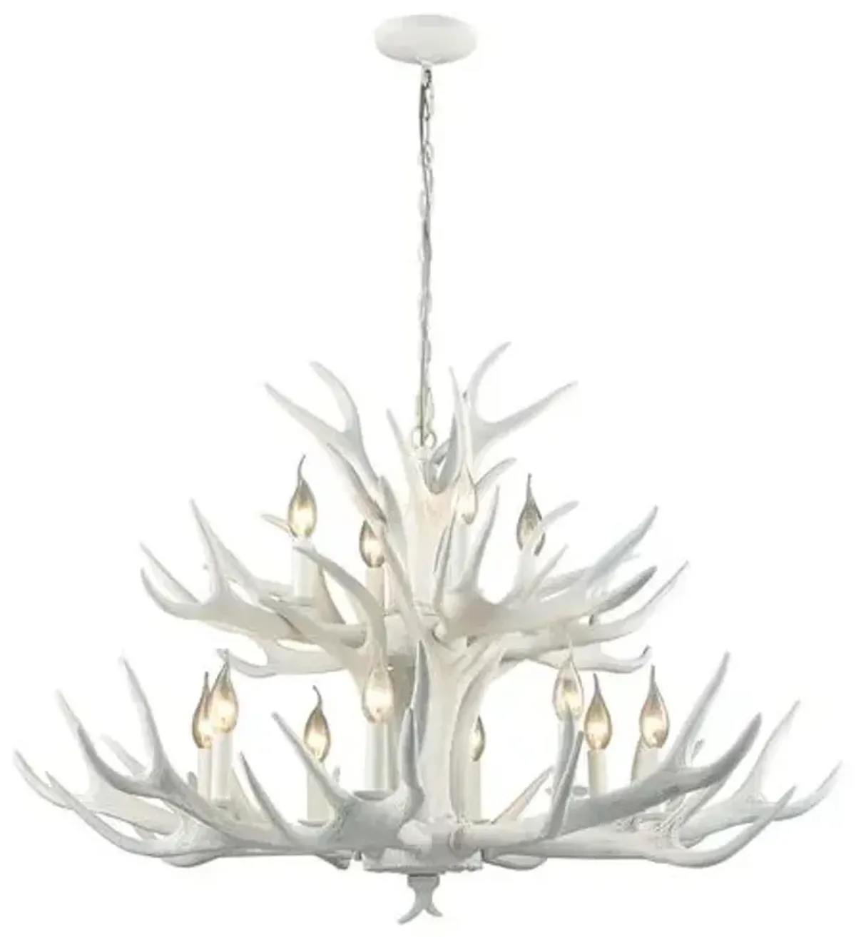 Big Sky 12-Light Chandelier - White