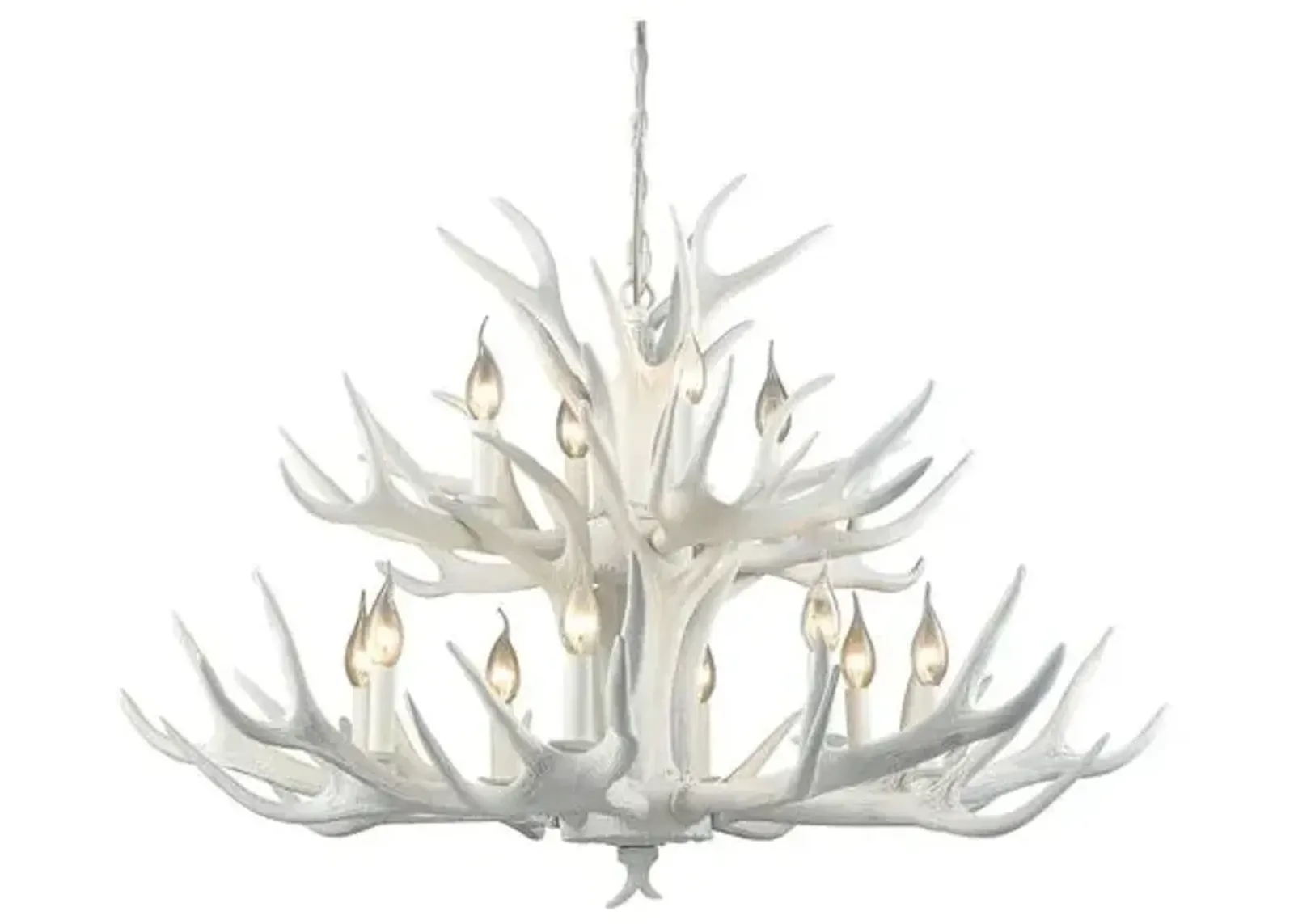 Big Sky 12-Light Chandelier - White