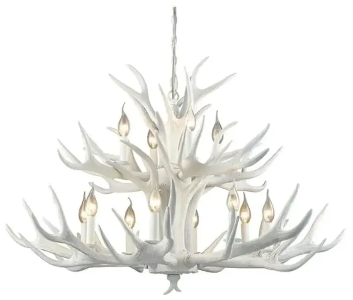 Big Sky 12-Light Chandelier - White