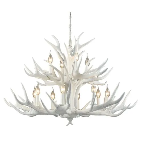 Big Sky 12-Light Chandelier - White