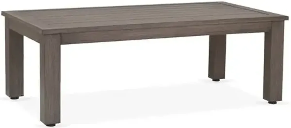 Farren Outdoor Coffee Table - Driftwood - Brown