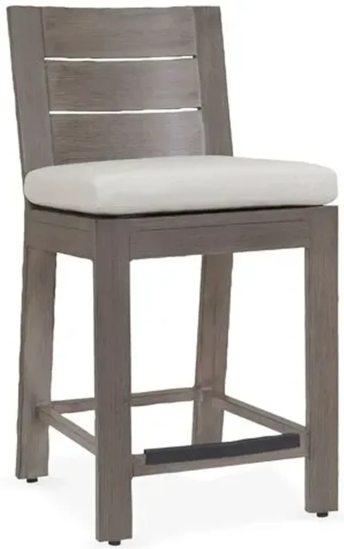 Farren Outdoor Barstool - Canvas Sunbrella - Gray