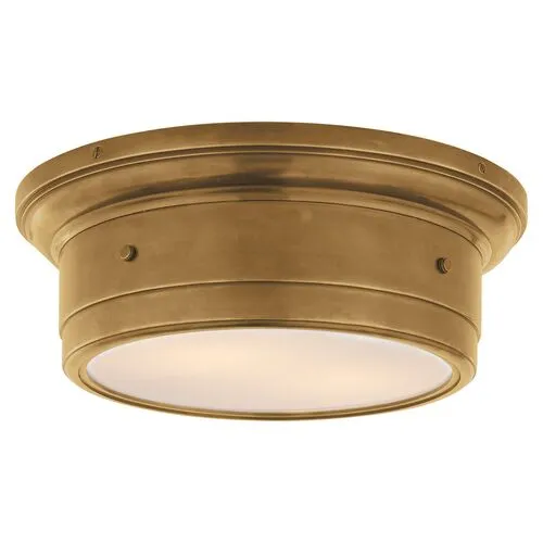 Visual Comfort - Siena Flush Mount - Antique Brass - Gold