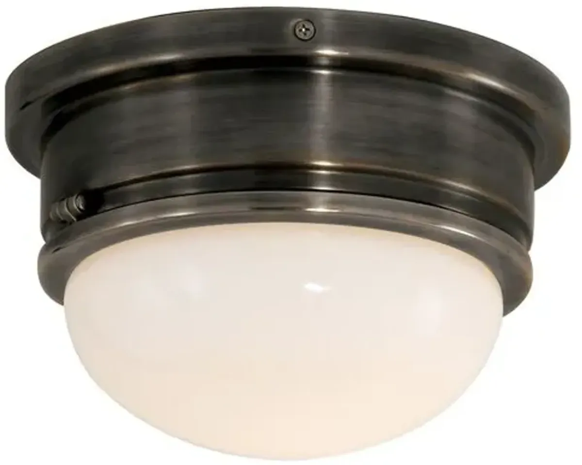 Visual Comfort - Marine Flush Mount - Bronze - Black