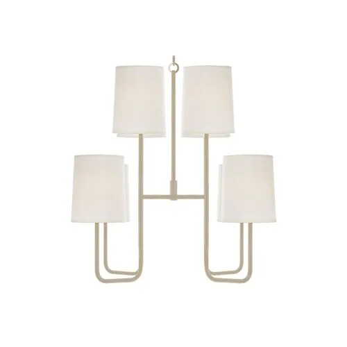 Visual Comfort - Go Lightly Chandelier - China White