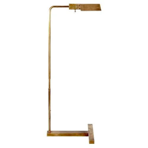 Visual Comfort - William Pharmacy Floor Lamp - Antique Brass