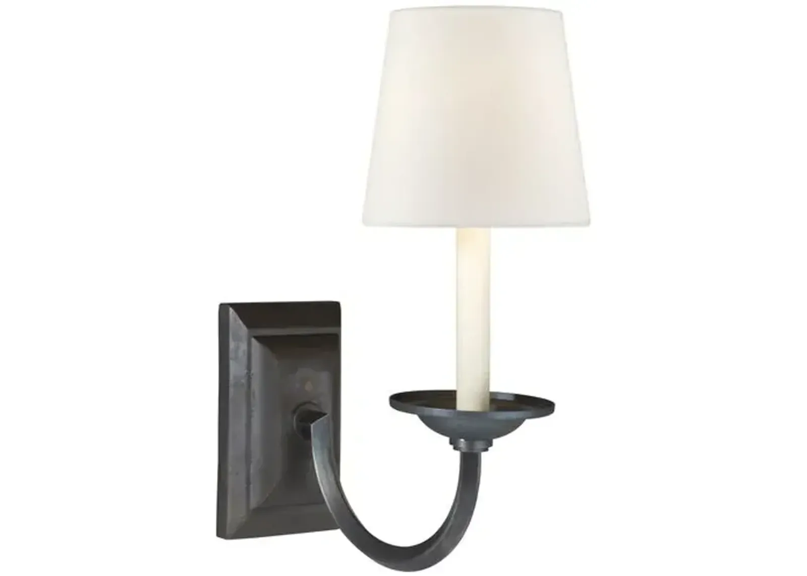 Visual Comfort - Flemish Sconce - Aged Iron - Black