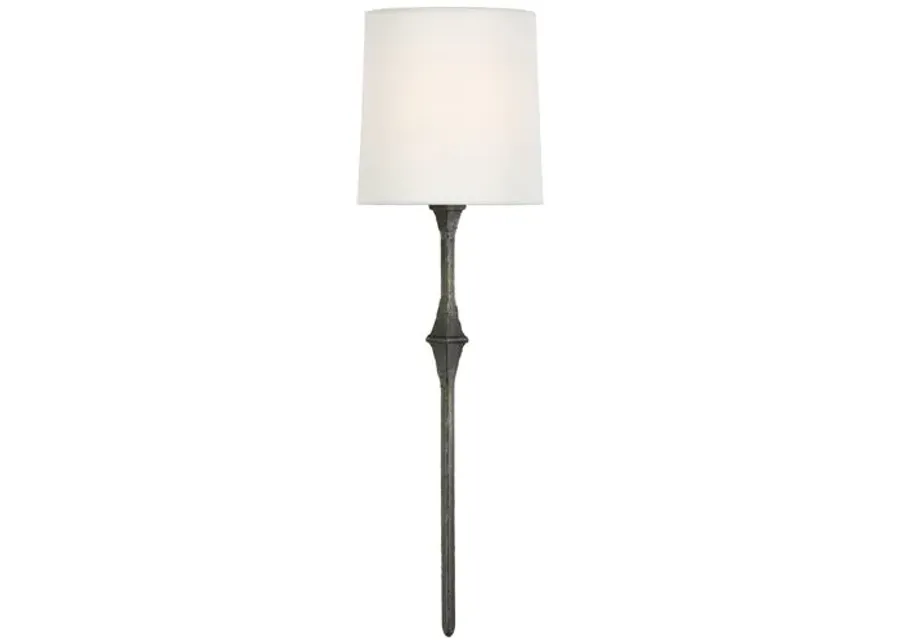 Visual Comfort - Dauphine Sconce - Aged Iron - Black