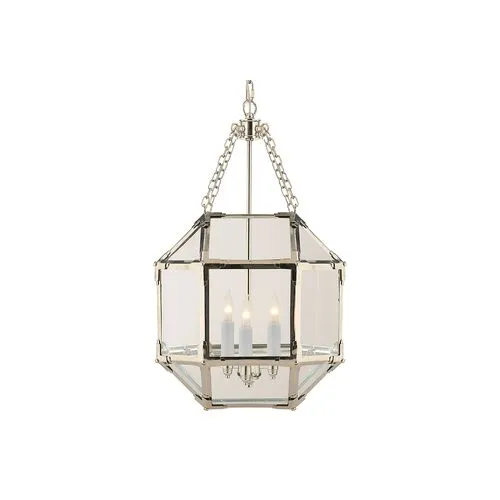 Visual Comfort - Morris Lantern - Nickel/Clear - Silver