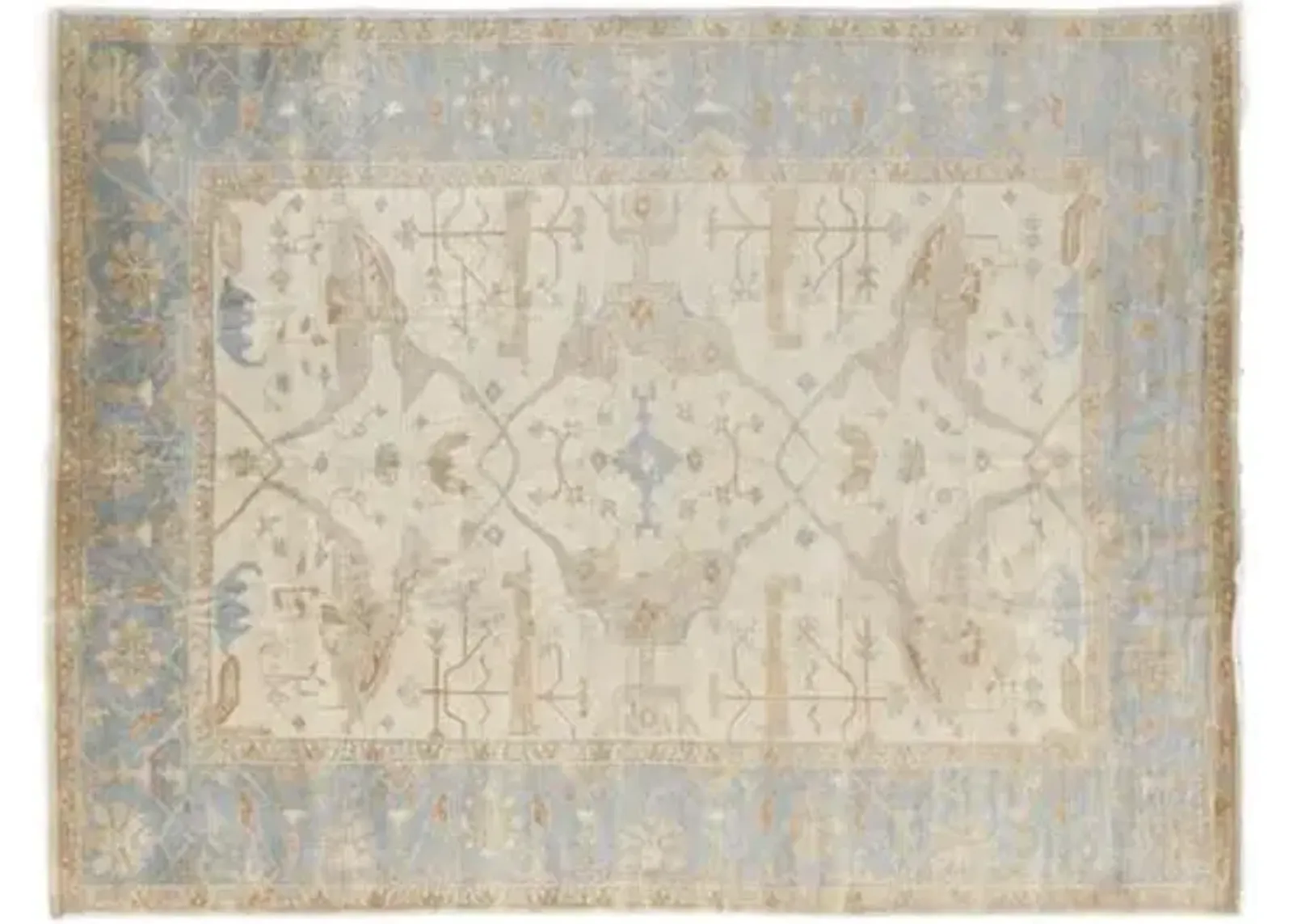 Paget Rug - Blue/Ivory - Exquisite Rugs - Blue