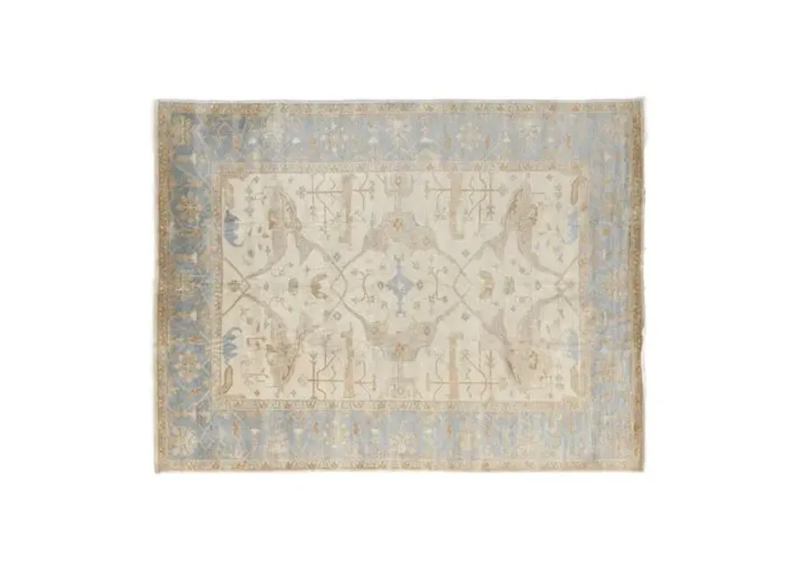 Paget Rug - Blue/Ivory - Exquisite Rugs - Blue