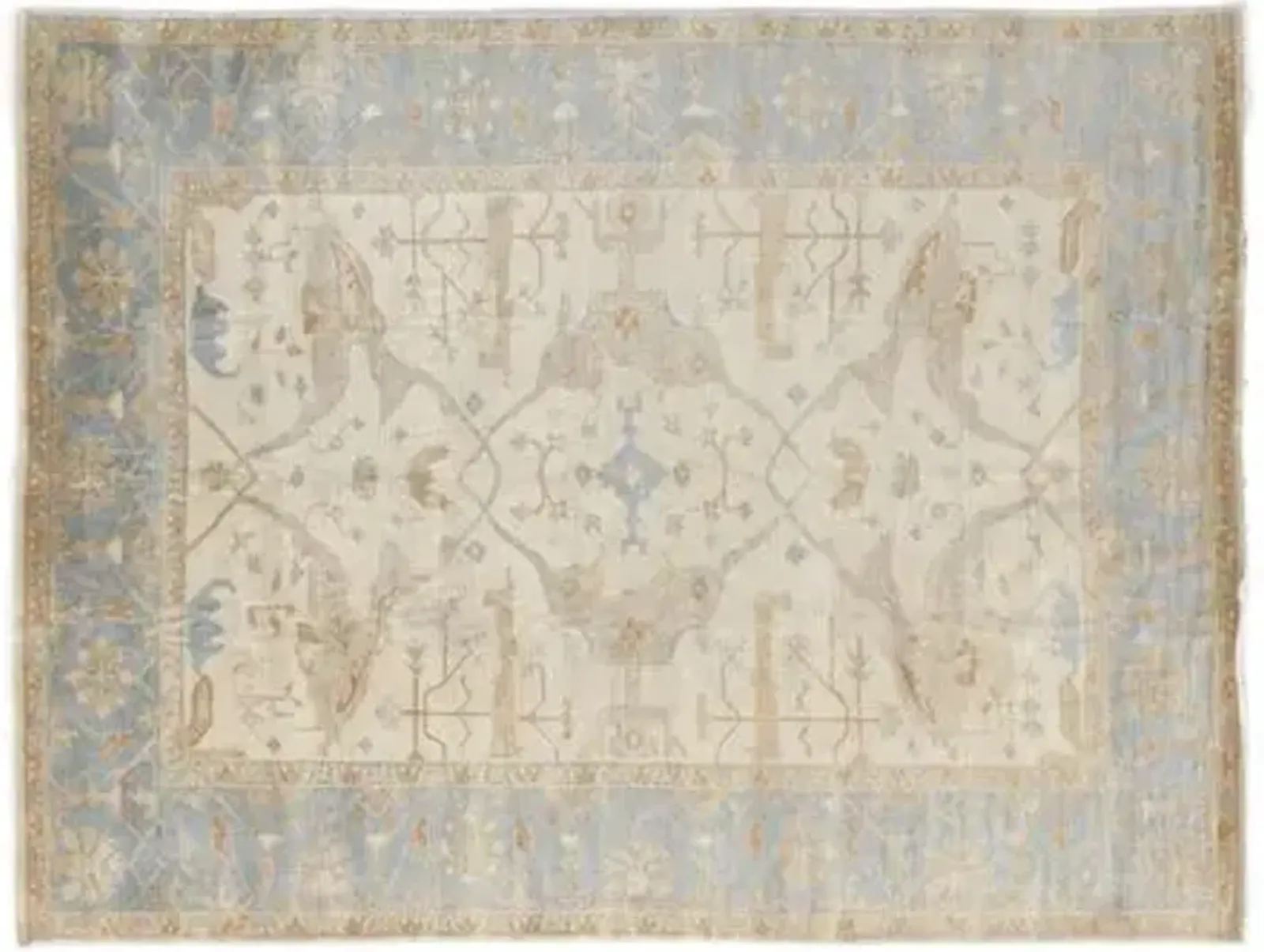 Paget Rug - Blue/Ivory - Exquisite Rugs - Blue