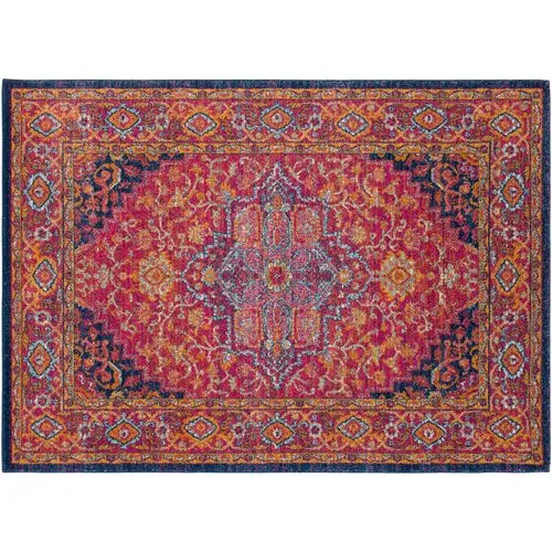 Enif Rug - Pink/Orange - Pink